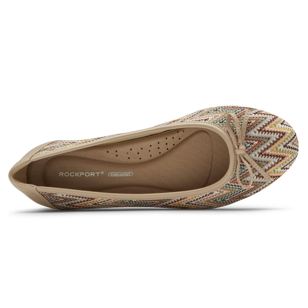 Rockport Womens Flats Multicolor - Reagan Bow - UK 261-IJXCGV